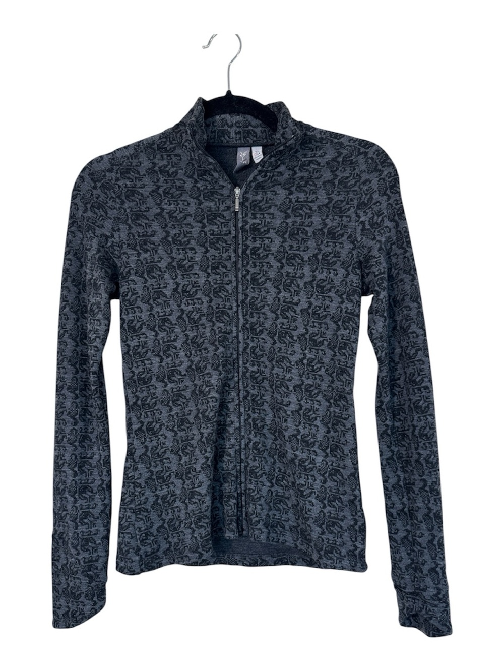 Ibex Grey Merino Wool Quarter Zip Sweater Womens XS Outdoor Hiking Gorpcore